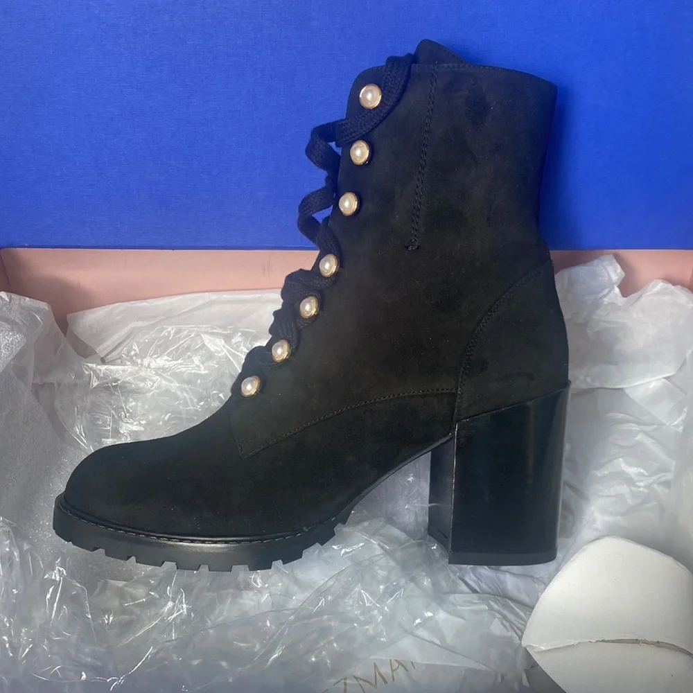 Stuart Weitzman Suede Booties - Picture 2 of 5